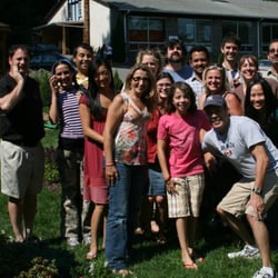 Astoria Community Church - Our annual retreat about 6 years ago. Pastor David is in front with the hat.