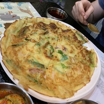 Daebak Korean BBQ - Seafood Pancake - Korean Near Me - Chicago, Illinois