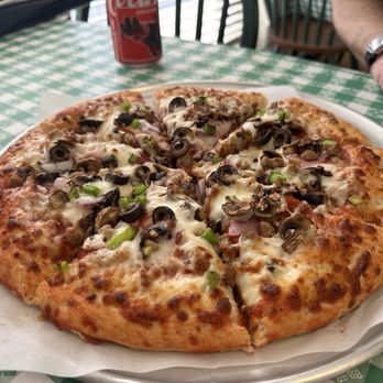 Roman's Pizza - Medium Supreme Pizza - Pizza Near Me - Denton, Texas Roman's Pizza - Medium Supreme Pizza - Pizza Near Me - Denton, Texas