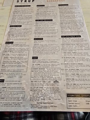 Menu photo 1 SYRUP - St Charles St. Charles, IL Menu photo 1 SYRUP - St Charles St. Charles, IL
