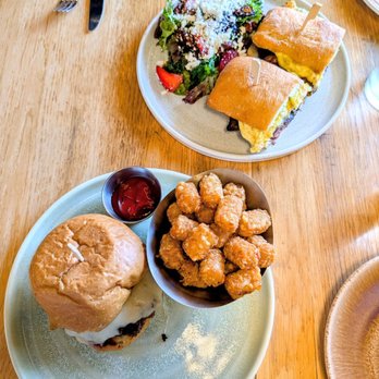 The Cut - Savory burger and steak breakfast sandwich - Burgers Near Me - Irvine, California