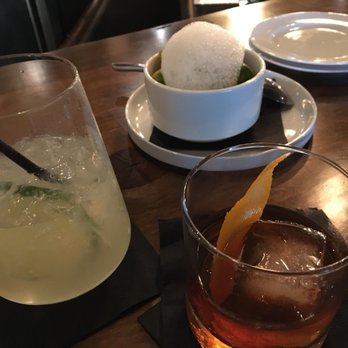 The Arbour - Old fashioned and Moscow mule. Brussel sprouts with lemon foam. - New American Near Me - Pasadena, California The Arbour - Old fashioned and Moscow mule. Brussel sprouts with lemon foam. - New American Near Me - Pasadena, California