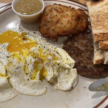 Mark C's Diner - Potato pancakes, over medium eggs, sausage, rye bread - Diners Near Me - Uniontown, Pennsylvania Mark C's Diner - Potato pancakes, over medium eggs, sausage, rye bread - Diners Near Me - Uniontown, Pennsylvania