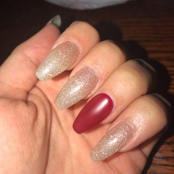4G Nails - "Glitter it up" and "Cherry Berry" gel nails - Nail Salons Near Me - Oakley, California 4G Nails - "Glitter it up" and "Cherry Berry" gel nails - Nail Salons Near Me - Oakley, California