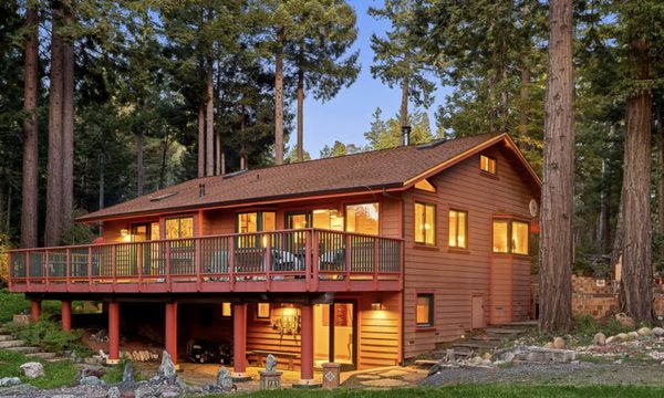 Vacation/retreat rentals - Wake up to the sound of the ocean, surrounded by coastal redwood forests, unique handcrafted stonework, and unforgettable ocean views. The Redstone and Adobe Houses at Mendocino Stone Ranch offer 9 bedrooms and 4 bathrooms, 2 large decks, and are adjacent to Mendocino Stone Ranch, which features over 30 unique stonework installations created by stonemasons from around the world, linked by trails throughout 30 walkable acres of beautiful redwood forest with stunning ocean views.

The Redstone House and Adobe House at Mendocino Stone Ranch together offer a total of 9 bedrooms, 4 full bathrooms, and 2 large decks, one with ocean views. In addition to the houses, Stone Ranch features over 30 unique stonework installations created by stonemasons from around the world, linked by trails throughout 15 walkable acres of beautiful redwood forest with stunning ocean views.