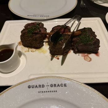 Guard and Grace Modern Steakhouse - Filet Flight - Steakhouses Near Me - Denver, Colorado