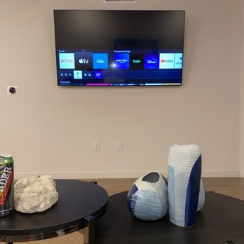 Irvine Hanging - 75inch TV centered to perfection - Handyman Near Me Irvine Hanging - 75inch TV centered to perfection - Handyman Near Me