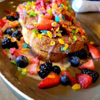 Bosscat Kitchen & Libations - Fruity Pebble French Toast - New American Near Me - Irvine, California