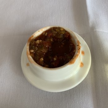 13 Brix Cider Bistro - Salsa is hot but sooo good. - Modern European Near Me - Palisade, Colorado