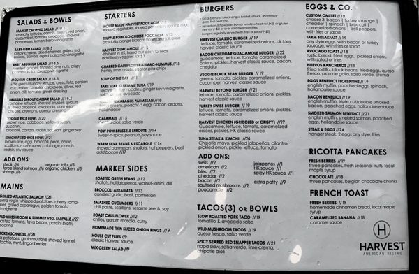 Menu photo 4 Harvest Kitchen New York, NY Menu photo 4 Harvest Kitchen New York, NY