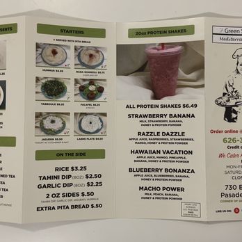 Green Street Café - Menu (11/19/21) but not the current prices as there was no new menu with updates! Expect $1-$2 more than what is listed. - Mediterranean Near Me - Pasadena, California Green Street Café - Menu (11/19/21) but not the current prices as there was no new menu with updates! Expect $1-$2 more than what is listed. - Mediterranean Near Me - Pasadena, California
