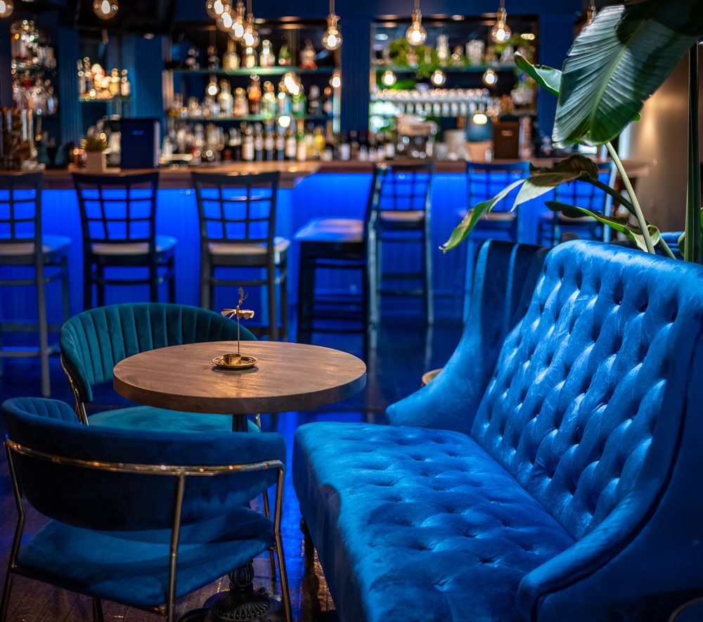 Blue Infinite Lounge at NAPA Logo