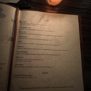 C Di Palo - Food menu (Sept 2, 2022) - Wine Bars Near Me - New York, New York