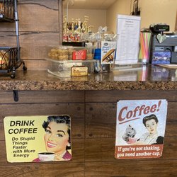 Strasburg Espress Coffee Shop - Front counter