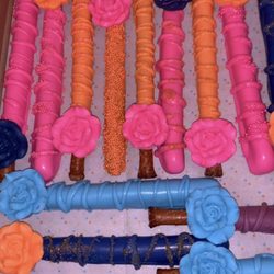 Personalized pretzel rods