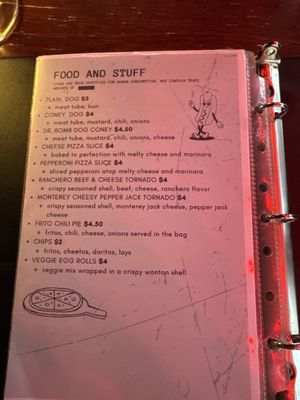 Menu photo 1 Bunker Club Oklahoma City, OK