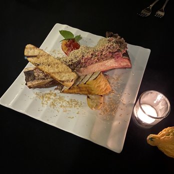 Risposta Bistro - Waygu Beef Tartare with bone marrow - Pizza Near Me - Campbellville, Ontario