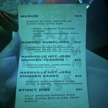 Paradise Lost - Food menu - Cocktail Bars Near Me - New York, New York Paradise Lost - Food menu - Cocktail Bars Near Me - New York, New York