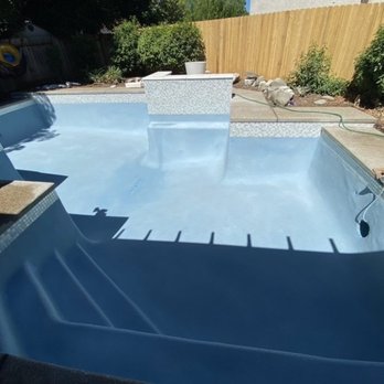 Chambers Pool Service & Plaster - Stonescapes aqua white plaster done - Pool Cleaners Near Me - Vacaville, California