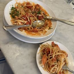 Spaghetti Lobster - Monday special. Spaghetti Lobster - Monday special.