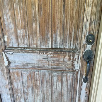 RPS Remodeling And Painting Solutions - This is the door before - Drywall Installation & Repair Near Me