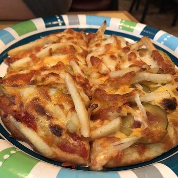 Sluggo's - Cheeseburger pizza without ground beef - Pizza Near Me - Holland, Michigan Sluggo's - Cheeseburger pizza without ground beef - Pizza Near Me - Holland, Michigan