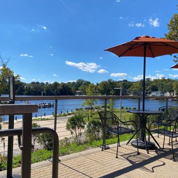 Brickmakers Cafe - View from the seating deck. - Cafes Near Me - Lorton, Virginia Brickmakers Cafe - View from the seating deck. - Cafes Near Me - Lorton, Virginia