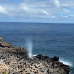 Maui Island Taxi Tours - Blowhole from our West Maui tour.