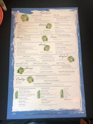Menu photo 1 The Artichoke Restaurant & Bar Langley, OK
