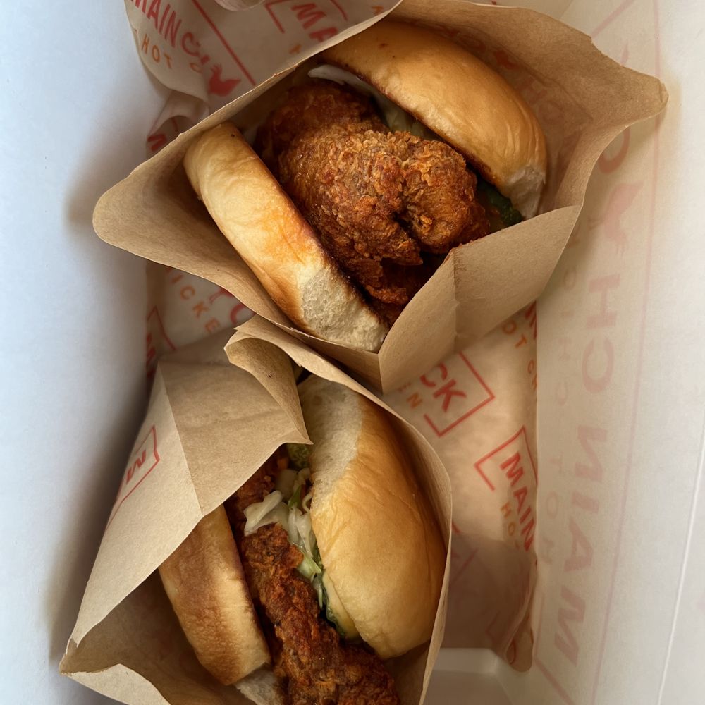 Main Chick Hot Chicken - 2)MC Sandwich (Mild) $15.98 - Chicken Shop Near Me - Los Angeles, California Main Chick Hot Chicken - 2)MC Sandwich (Mild) $15.98 - Chicken Shop Near Me - Los Angeles, California