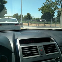 Brentwood Elementary School - I'm first in line (car in front is parked). Pffff