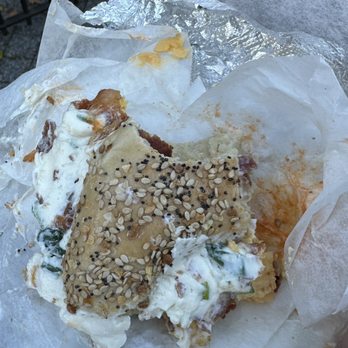 Bagelworks - Bacon Egg and Cheese Sandwich - Bagels Near Me - New York, New York