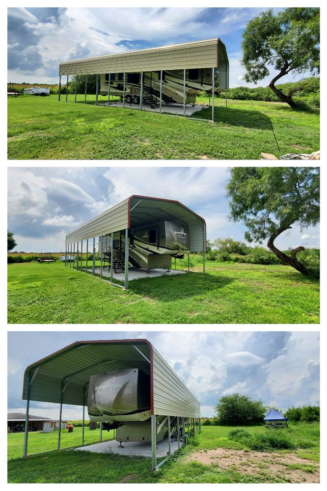 Slide of JC Benz Carports