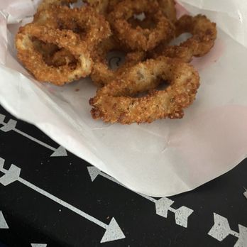 Moon Flower House - Squid rings (some had been eaten at this point) - Sandwiches Near Me - Philadelphia, Pennsylvania