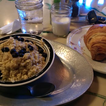 Chaps Coffee - The signature oatmeal, and a croissant. - Bakeries Near Me - Spokane, Washington