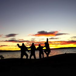 Voyageur North Canoe Outfitters - Employees "funning it up" in late September in BWCA