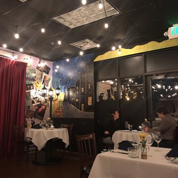 Bacquet's Restaurant - One of their dining areas, it was very quaint with overhead string lights, dim lighting & paintings/French things on all the walls - French Near Me - Eagle, Idaho Bacquet's Restaurant - One of their dining areas, it was very quaint with overhead string lights, dim lighting & paintings/French things on all the walls - French Near Me - Eagle, Idaho