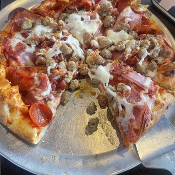 Guido’s At the Hangar - Meat lovers pizza - Pizza Near Me - Rosamond, California