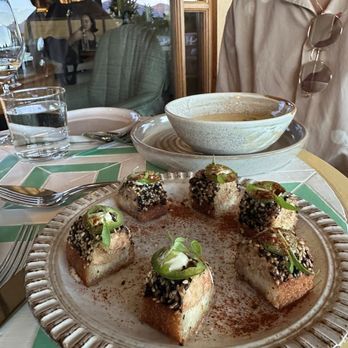 Malibu Farm - Jalapeño lobster toast - Coffee & Tea Near Me - Tiburon, California