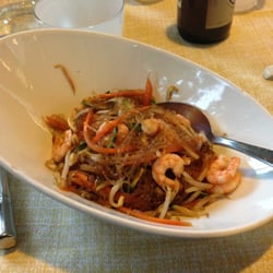 Oren - Spaghetti di soia con gamberi e verdure