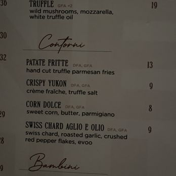 Aurora - Menu - Italian Near Me - West Bloomfield Township, Michigan