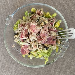My poke salad made with tuna purchased here!!! My poke salad made with tuna purchased here!!!