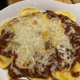 Ravioli with meat sauce Ravioli with meat sauce
