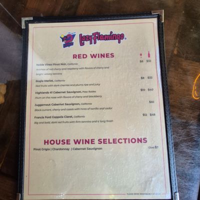 Menu photo 7 Lazy Flamingo Sanibel, FL