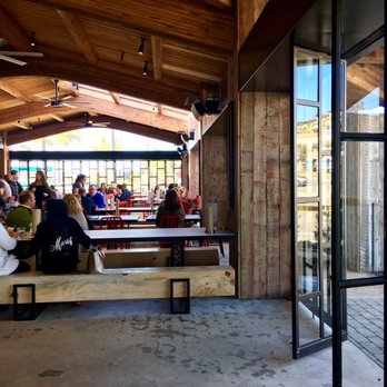 The Crack Shack - A small portion of the inside seating. The open windows to outdoor seating was amazing. Loved that! - New American Near Me - Encinitas, California