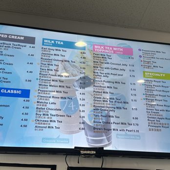 T4 Elk Grove - Menu (July 2023) - Bubble Tea Near Me - Elk Grove, California