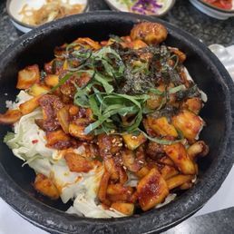 Squid Bibimbap. Very good.