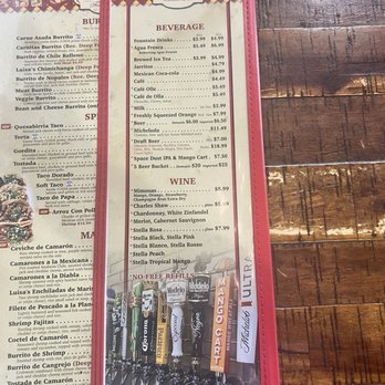 Dona Luisa's Mexican Grill - Menu - Mexican Near Me - Norco, California
