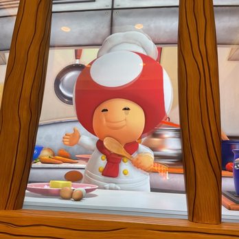 Toadstool Cafe - Chef Toad! - Cafes Near Me - Universal City, California Toadstool Cafe - Chef Toad! - Cafes Near Me - Universal City, California
