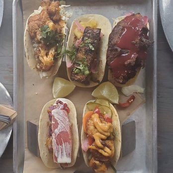Vida Taco Bar - Tacos - buffalo cauliflower, Jerk Tempeh, fried fish, Ahi Tuna, and Thai Shrimp - Tacos Near Me - Annapolis, Maryland Vida Taco Bar - Tacos - buffalo cauliflower, Jerk Tempeh, fried fish, Ahi Tuna, and Thai Shrimp - Tacos Near Me - Annapolis, Maryland
